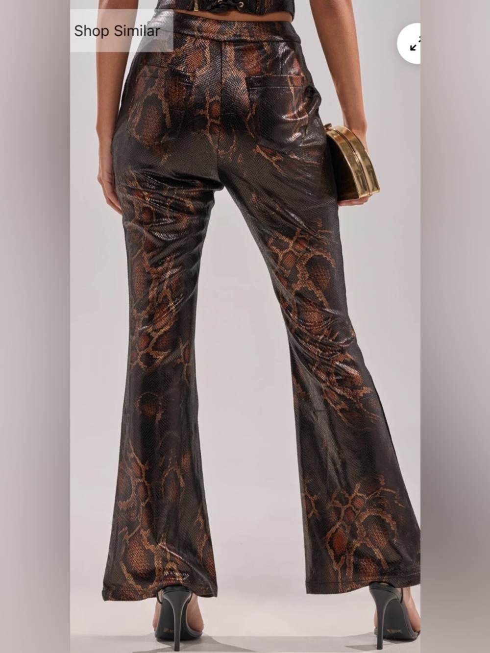 Akira BEING BAD SNAKE TROUSER XL - Picture 4 of 6